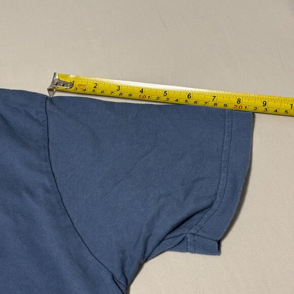 Hey Dude Graphic T-Shirt Lot 2 Men’s Large Black Cowboy Hat Blue Whale Tail - Picture 15 of 15